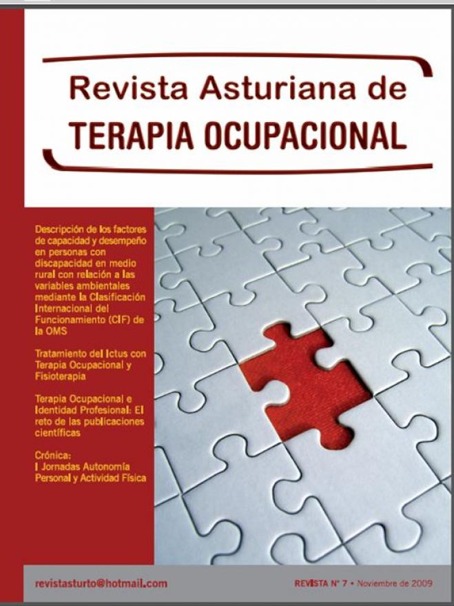 Revista Asturiana de Terapia Ocupacional Nº 7