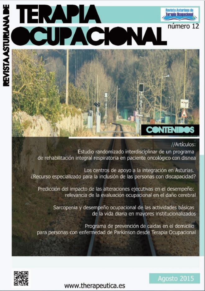 Revista Asturiana de Terapia Ocupacional Nº 12
